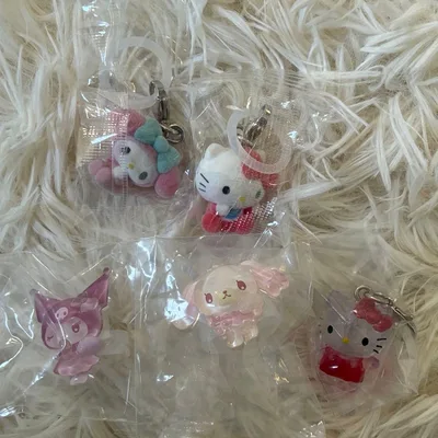 【5点セット】サンリオ めじるしアクセサリー ガチャガチャ