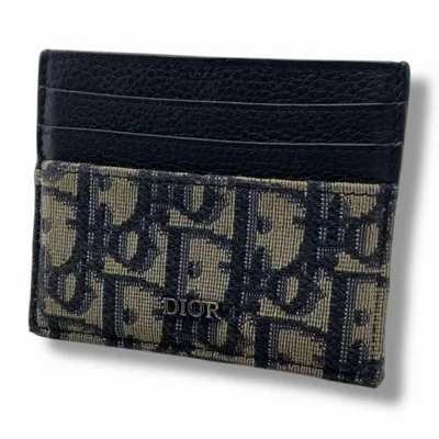 Dior ディオール カードケース 財布 オブリーク トロッター レディース