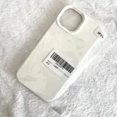 iPhone15 ケース ホワイト ソフト