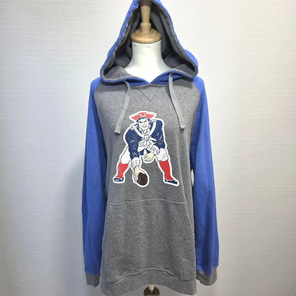 NFL Patriots パットパトリオット ロゴ フーディー パーカー XXL