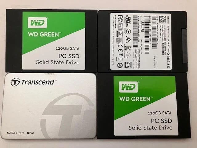WD GREEN 他 SATA 2.5インチ SSD 128GB 4個セット