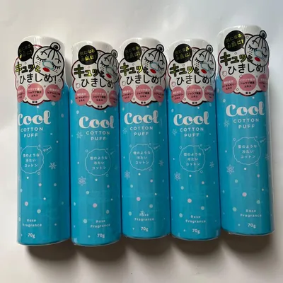 ひきしめCool Cotton Puff ローズフレグランス 5本セット