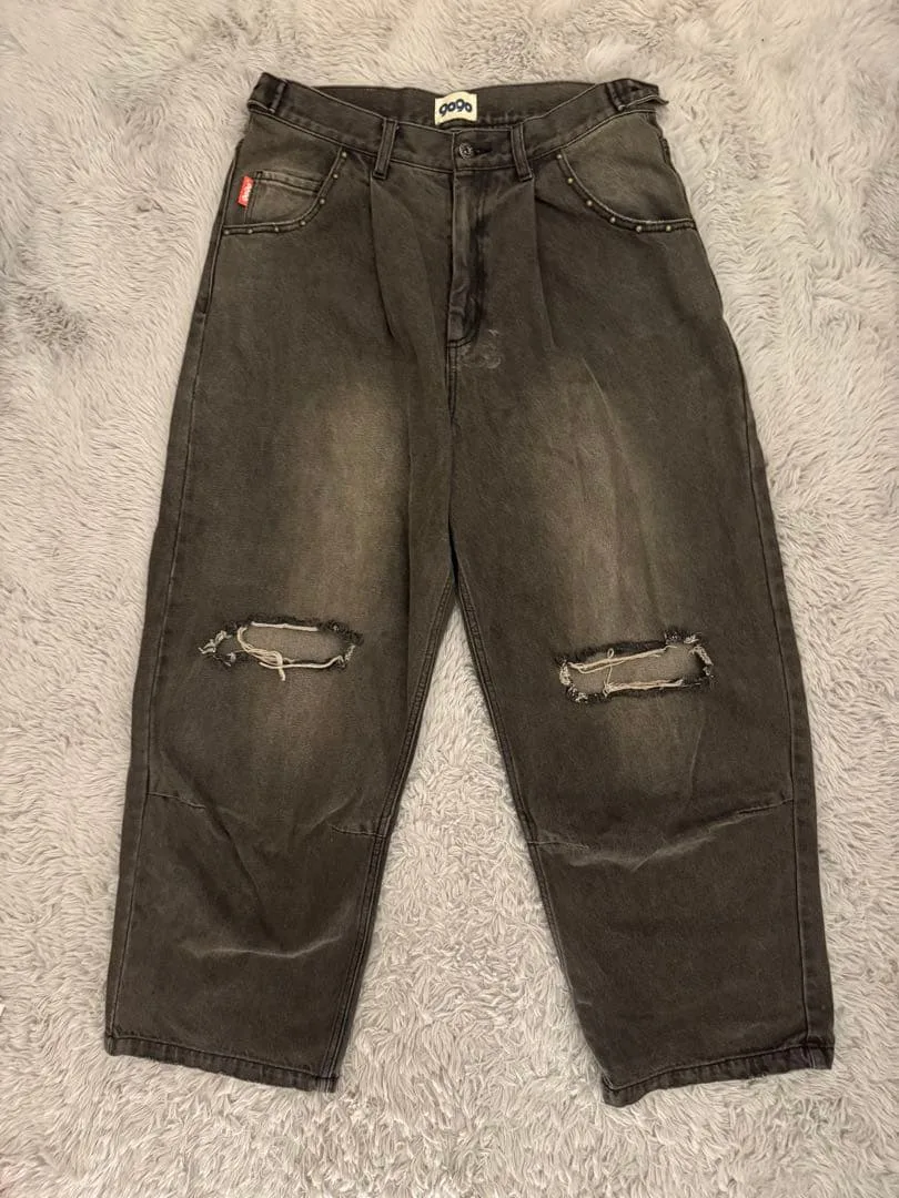 9090 デニム パンツ ブラック