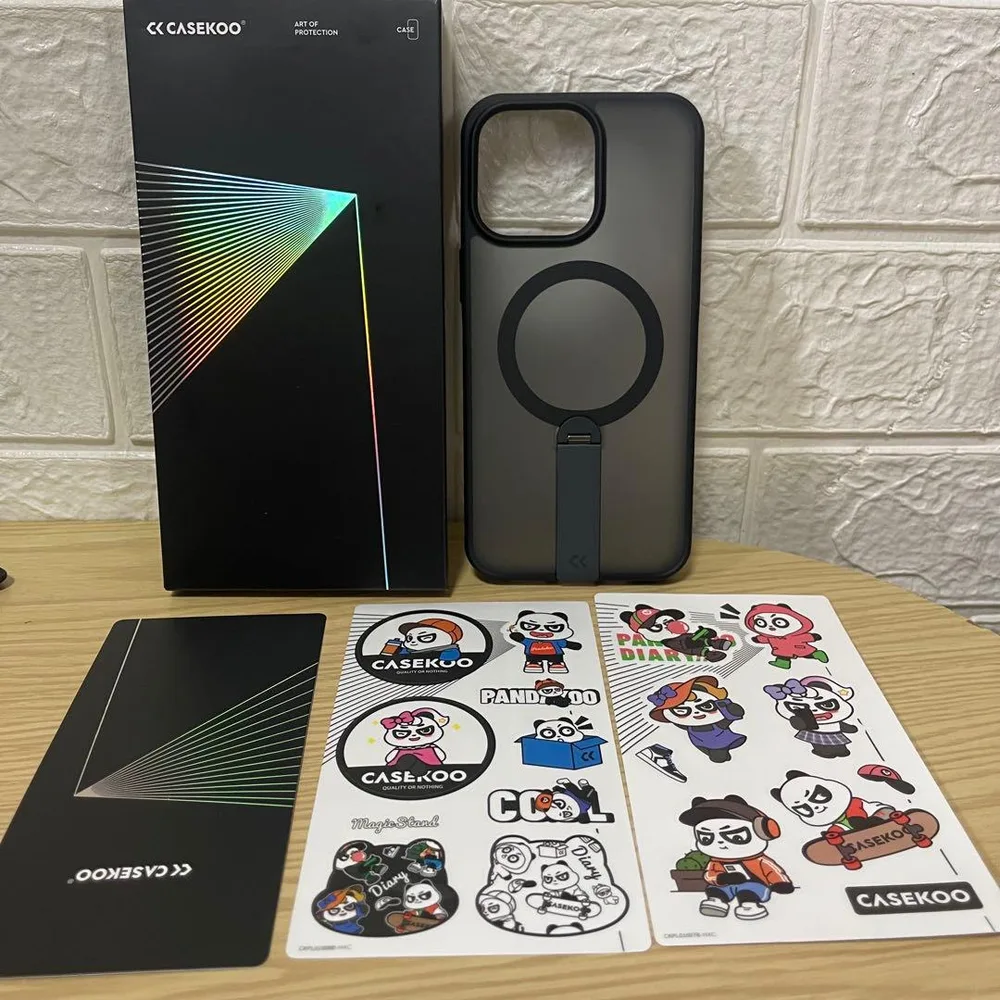 CASEKOO iPhone15ProMax ケース MagSafe スタンド