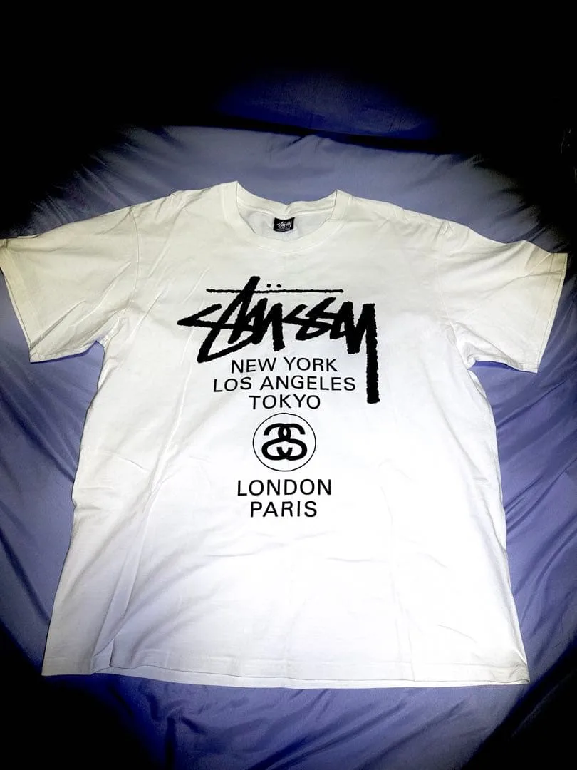 STUSSY ステューシー Tシャツ ホワイト Lサイズ