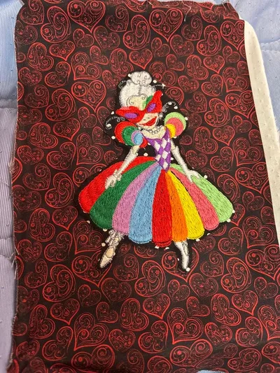 刺繍ワッペン ロラライハリス