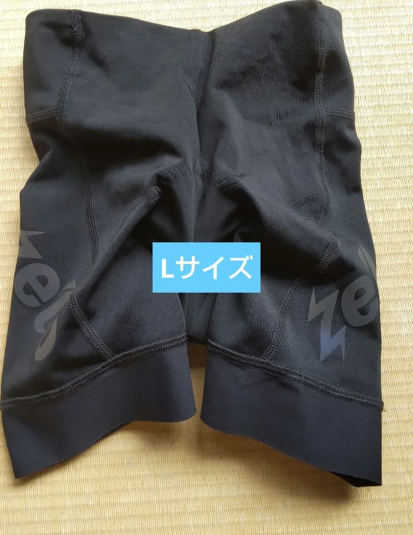 美品★Zelo ランバイク パンツ Lサイズ ブラック 黒 ゼロ