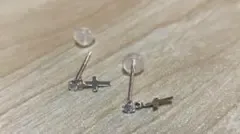 K14 ホワイトゴールド ピアス