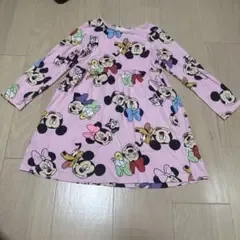 H&M ミニーマウス 長袖ワンピース 110〜120cm
