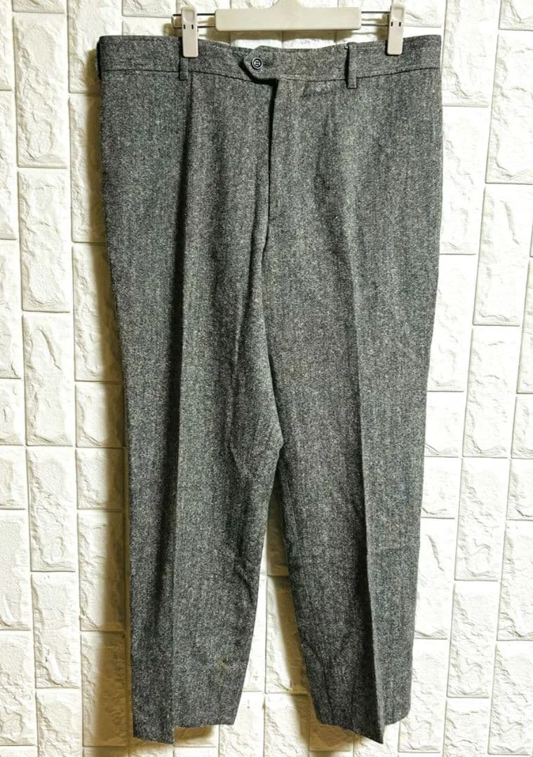 BURBERRY バーバリー ウールパンツ グレー 36R メンズ U
