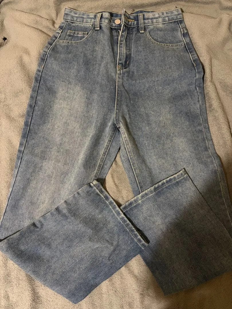 レディース デニムパンツ ブルー