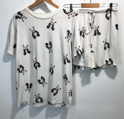 GELATO PIQUE パンダ柄 Tシャツ ショートパンツ 上下セットアップ