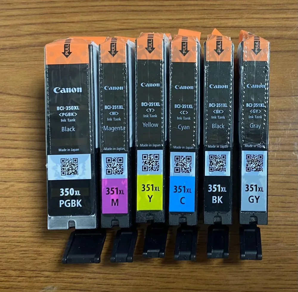 Canon 純正インク BCI-350XL 351XL 6色セット