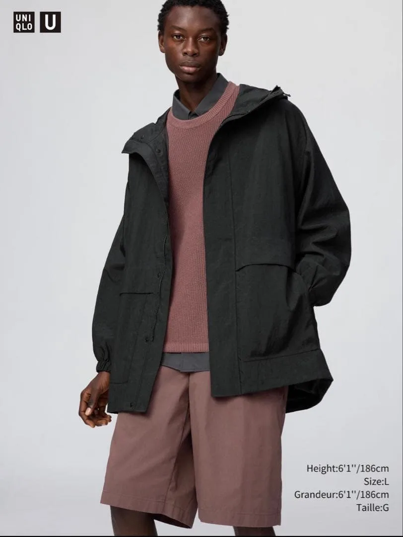 UNIQLO U ナイロンジャケット ブラック