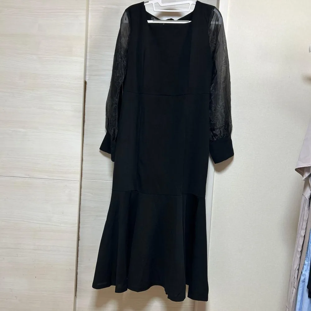 VOGUE ブラック マーメイドワンピース