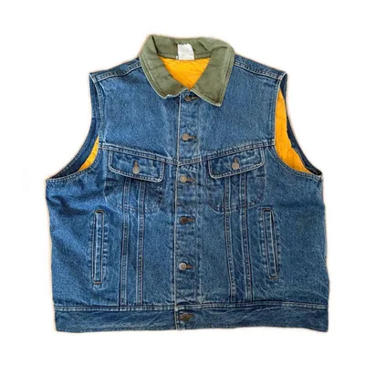 90s Gap デニムベスト キルティング オールドギャップ