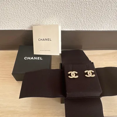 CHANEL ココマーク ピアス パール