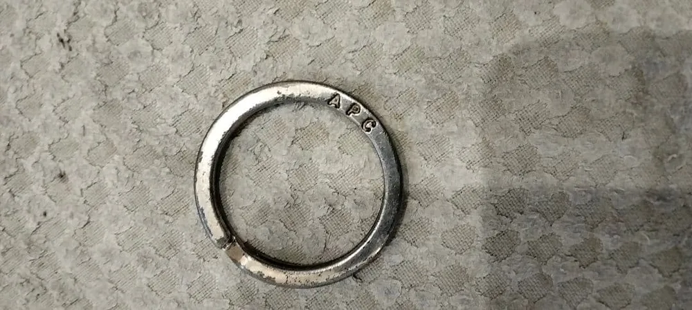 A.P.C. キーリング シルバー アクセサリー