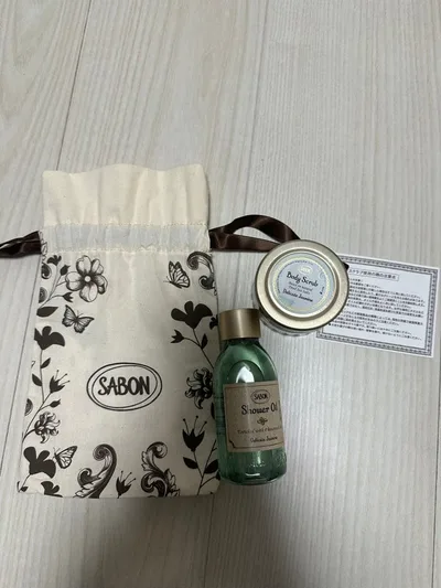 SABON デリケートジャスミン シャワーオイル & ボディスクラブ セット