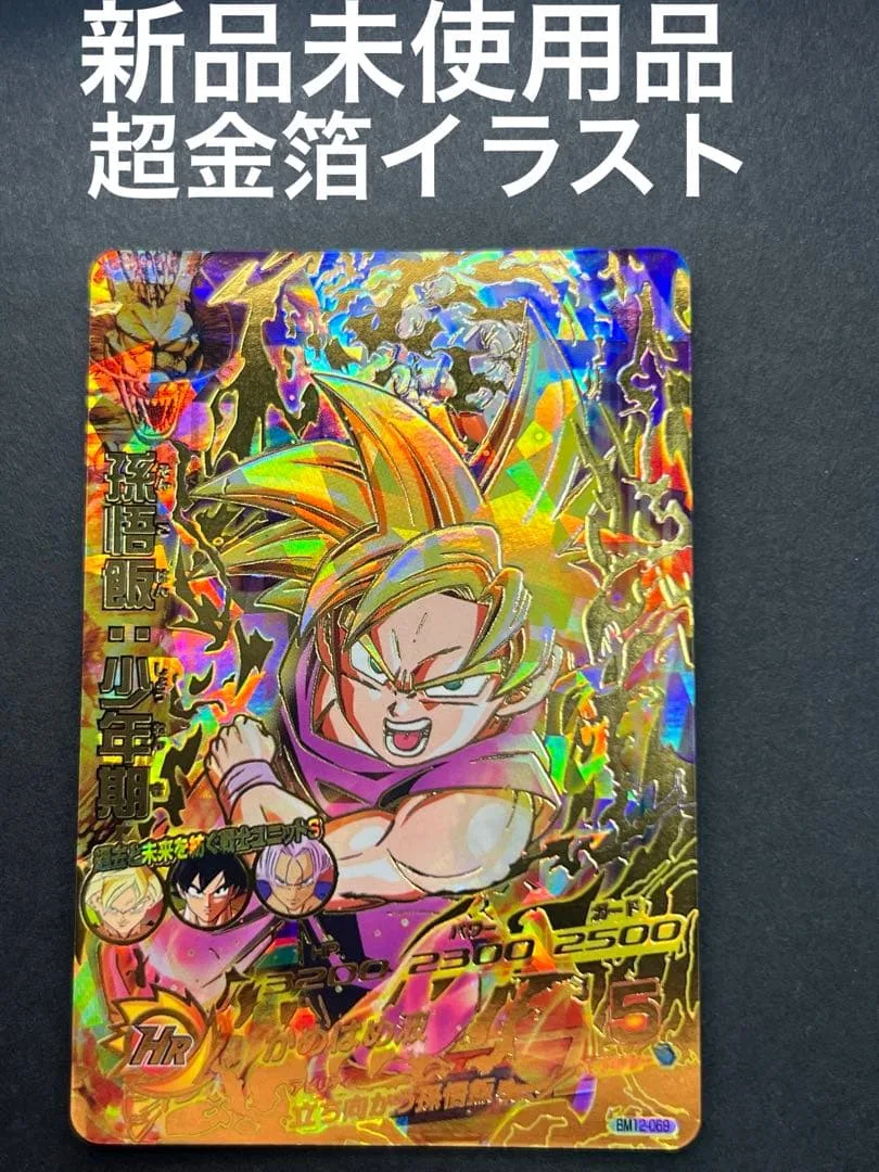 金箔綺麗イラスト BM12-069 孫悟飯:少年期 ドラゴンボールヒーローズ