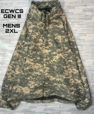 【USA古着】軍物迷彩デジカモナイロンジャケット2XL ECWCS GENIII