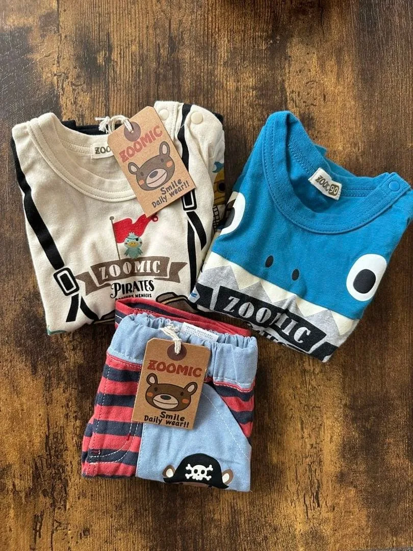 新品 ZOOMIC Tシャツ パンツ 90cm まとめ売り
