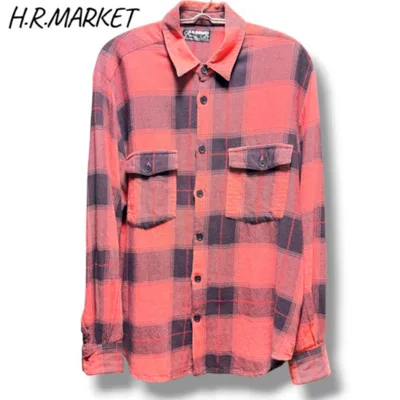 H.R.MARKET ネルシャツ レッドチェック 長袖