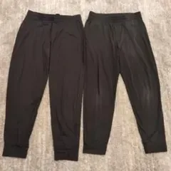 UNIQLO ジョガーパンツ 2枚セット Mサイズ ダークグレー
