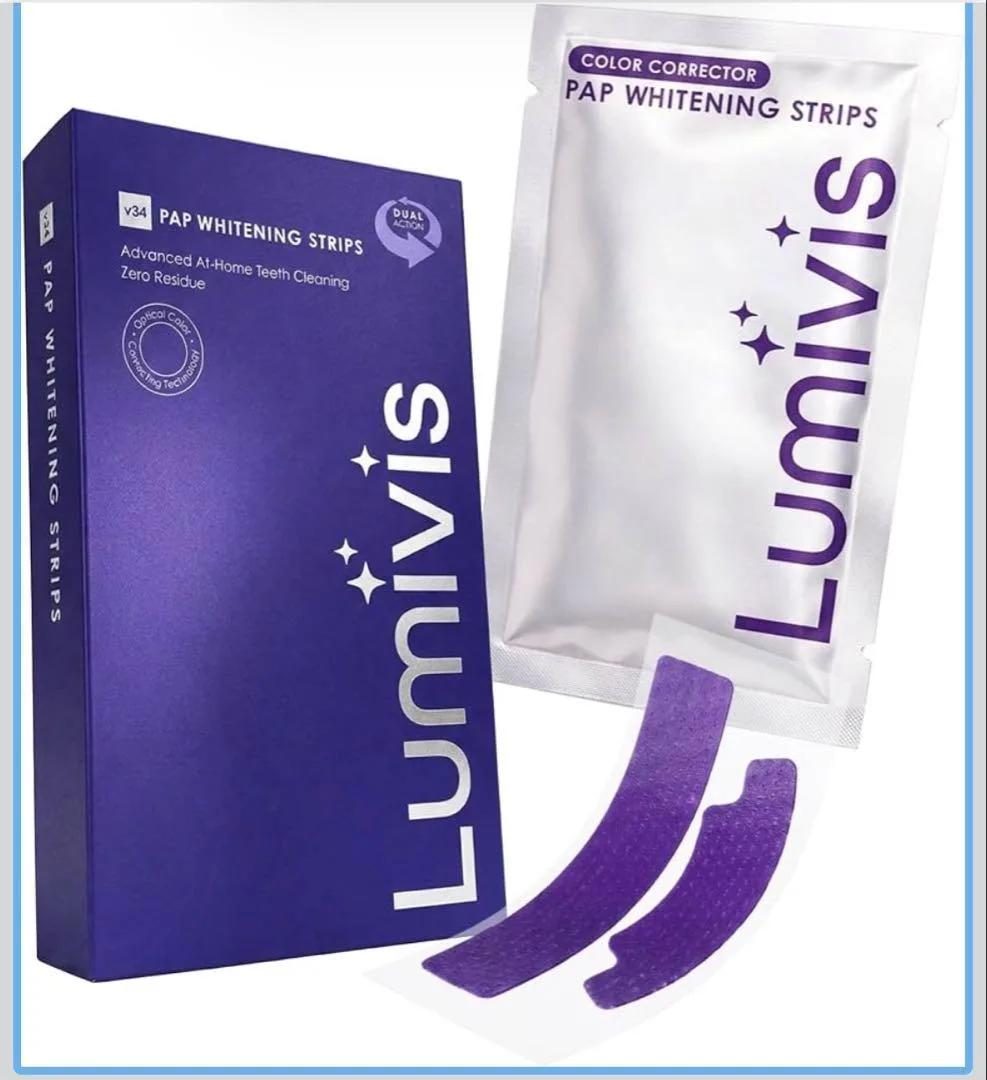 Lumivis v34 PAP ホワイトニング ストリップス