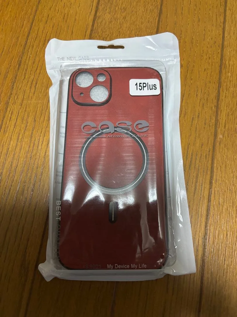 新品 MagSafe対応 レザー調iPhone15 Plus ケース