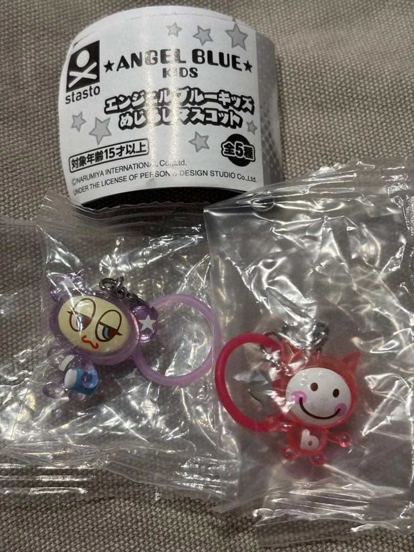 エンジェルブルーキッズ めじるしマスコット 2種セット 二郎くん ベビーデビル