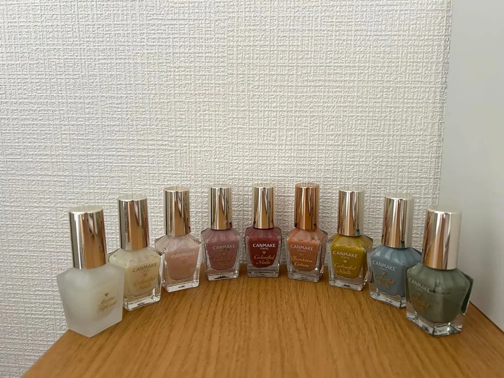 CANMAKE カラフルネイルズ 9本セット