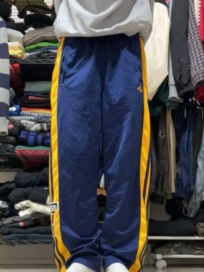希少 90s adidas アディブレイク トラックパンツ国旗タグ