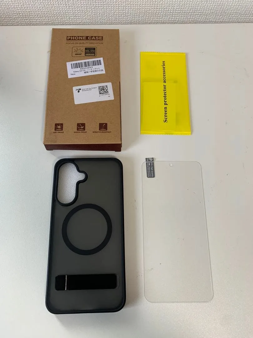 BESINPO Galaxy A37 5G ケース ブラック