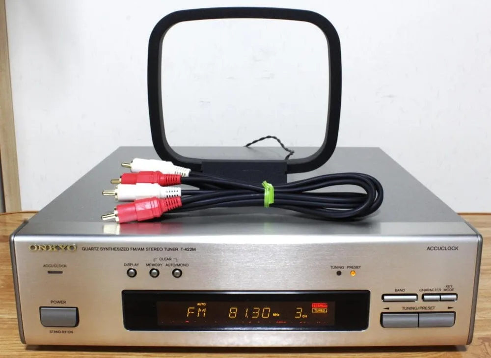 ♪ONKYO FM/AM TUNER T-422M簡易メンテ済動作品【07】♪