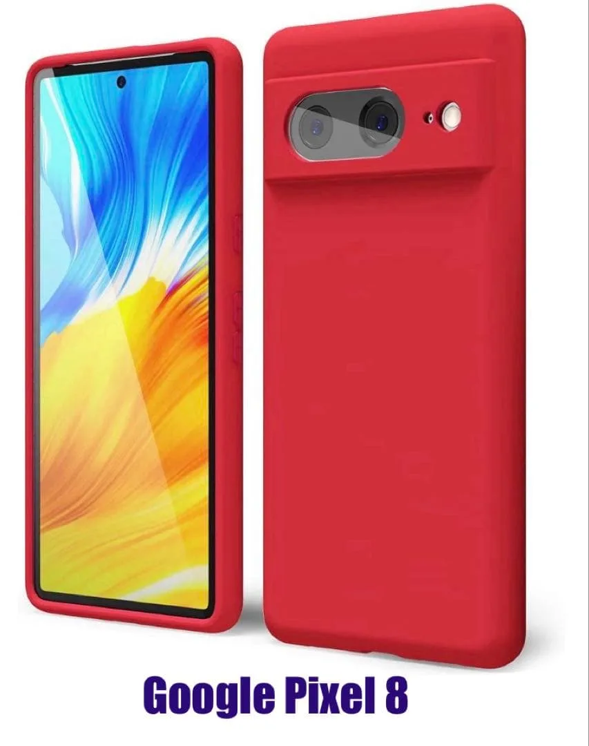 Google Pixel 8 ソフトケース ローズレッド
