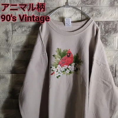 アニマル柄 スウェット 90s Vintage SW-229