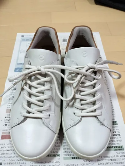 รองเท้าผ้าใบหนังผู้ชาย ECCO Soft 7 Easy Slip Lace