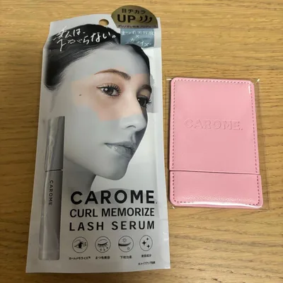 【新品】CAROME カールメモライズラッシュセラム まつげ美容液 ミラー付★