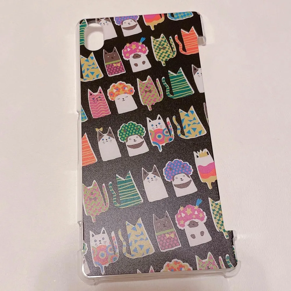 Xperia Z3 SO-01G SOL26 401SO スカラー 猫 ケース