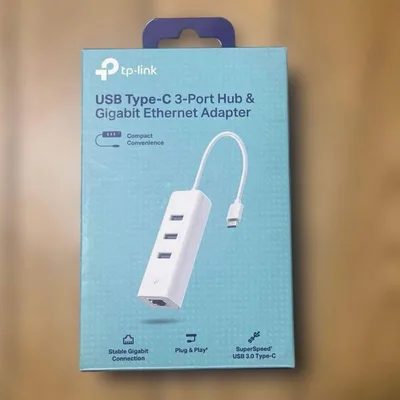 【新】TP-Link USB Type-C 3ポートハブ 有線LANアダプター