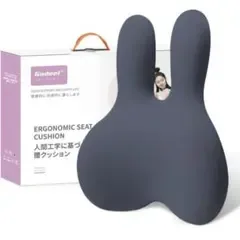 【新品未開封】Gadeel 人間工学 腰クッション タークグレー