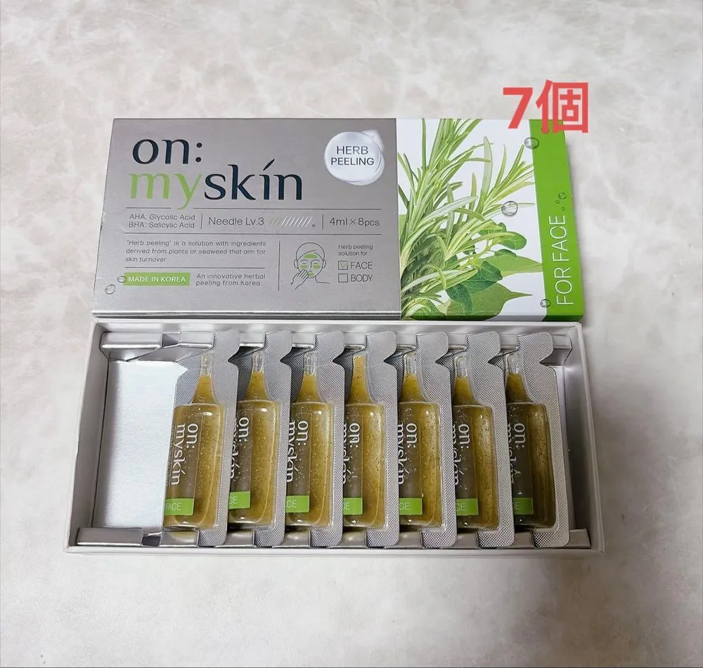 オンマイスキン on: myskin ハーブピーリング フェイス用 7個