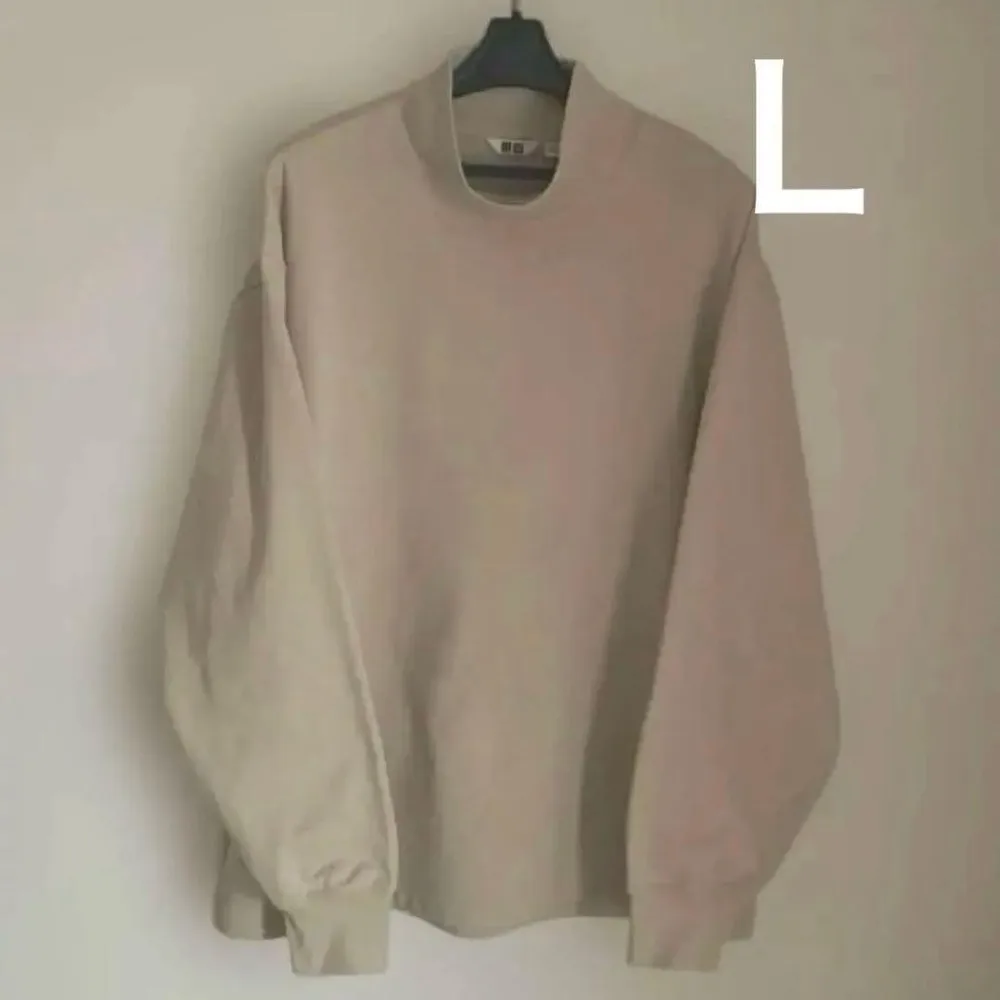 UNIQLO U ブラッシュドモックネックTシャツ