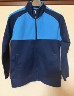 キッズ ジャージ ジャケット ブルー 130cm