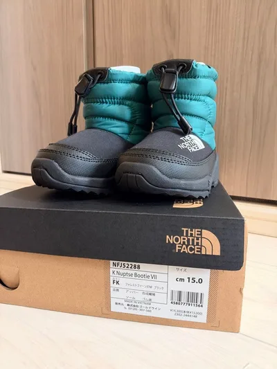 美品THE NORTH FACE キッズブーツ ヌプシ15cm FK