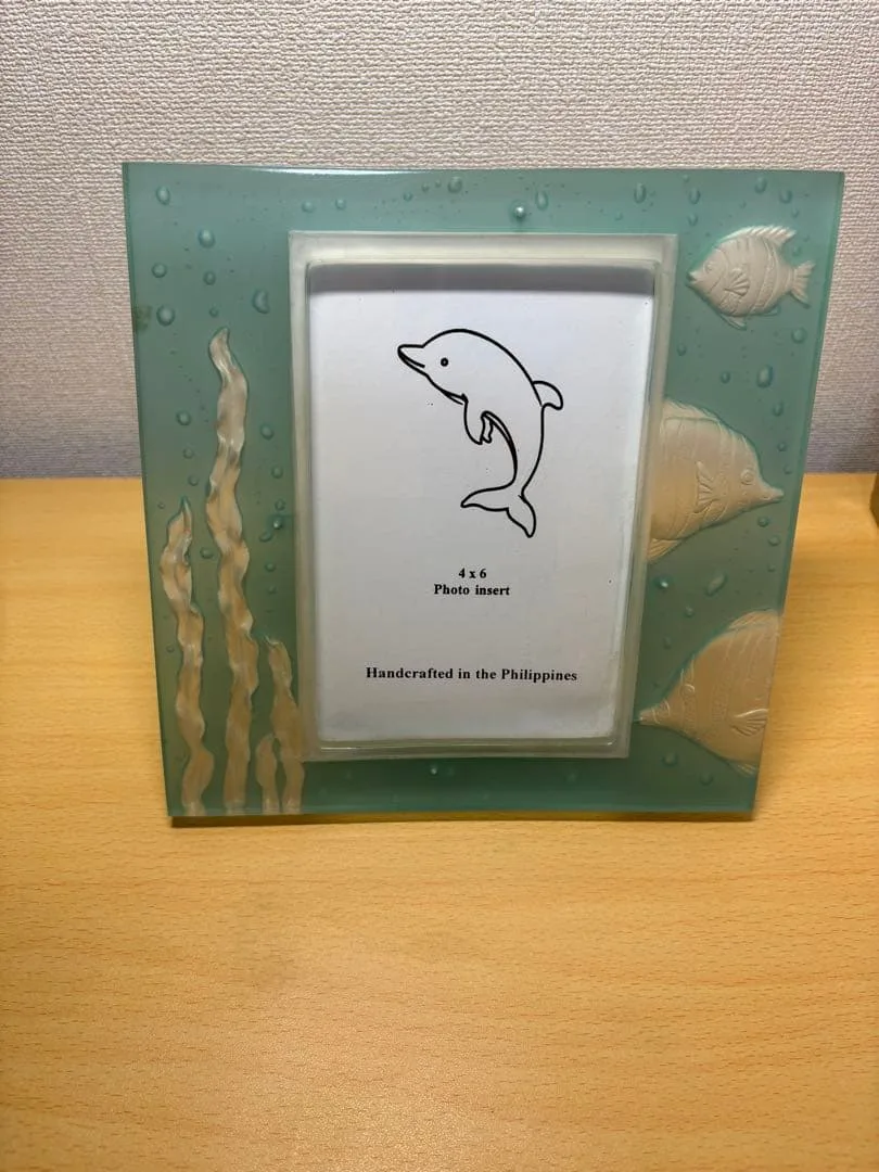フォトフレーム 写真立て 熱帯魚 海 マリン 4×6 フィリピン製