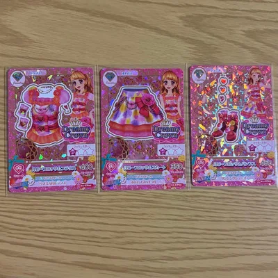 アイカツ ルビーブロッサムコーデ 3枚セット