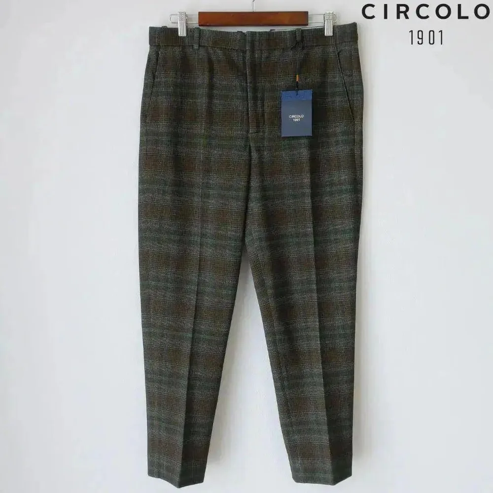 新品 CIRCOLO 1901 ジャージ ストレッチ チノパン スラックス 50