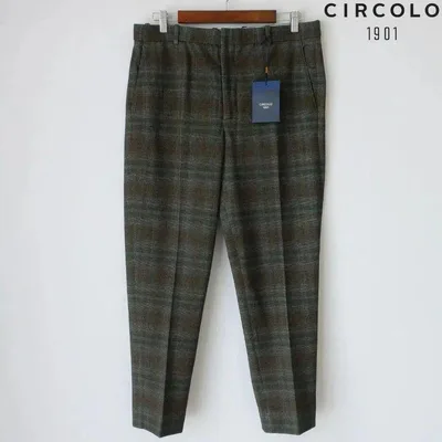 新品 CIRCOLO 1901 ジャージ ストレッチ チノパン スラックス 50
